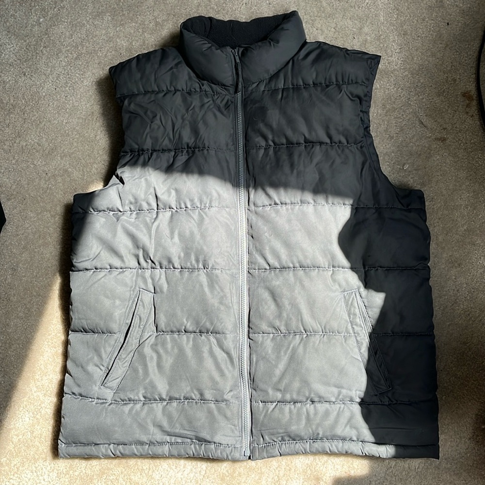 Gray Puffer Vest from Old Navy, XL